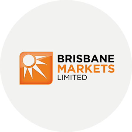 Brisbane Markets Limited logo with white background