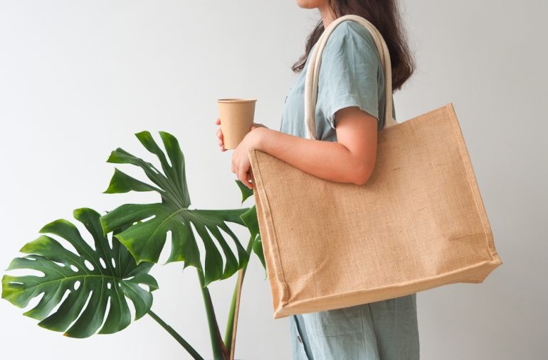 Hessian Shopping Bag