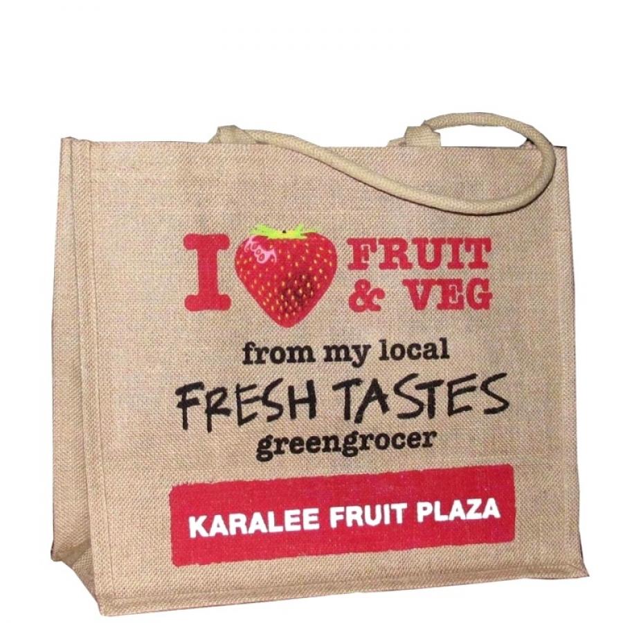 Love food hate waste jute bag deals
