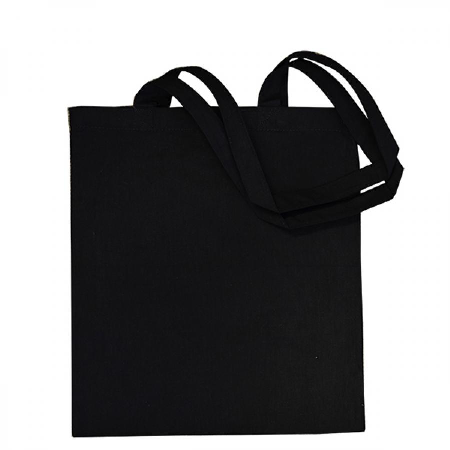 25 x PLAIN BLACK COTTON DRAWSTRING RUCKSACK TOTE BAGS 